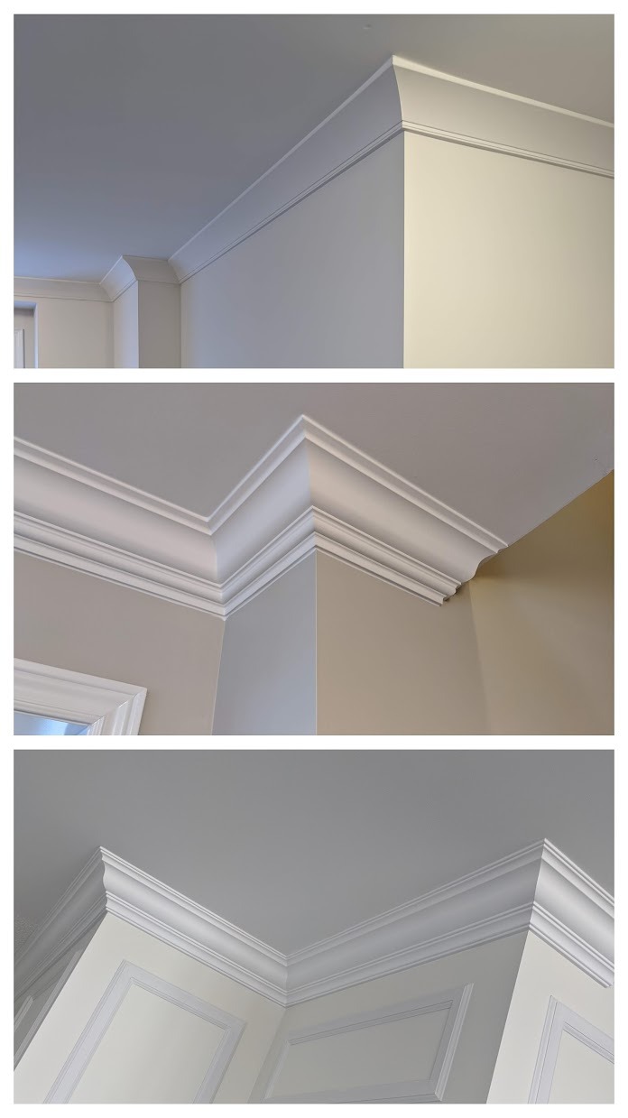 Detailed crown moulding finish GTA