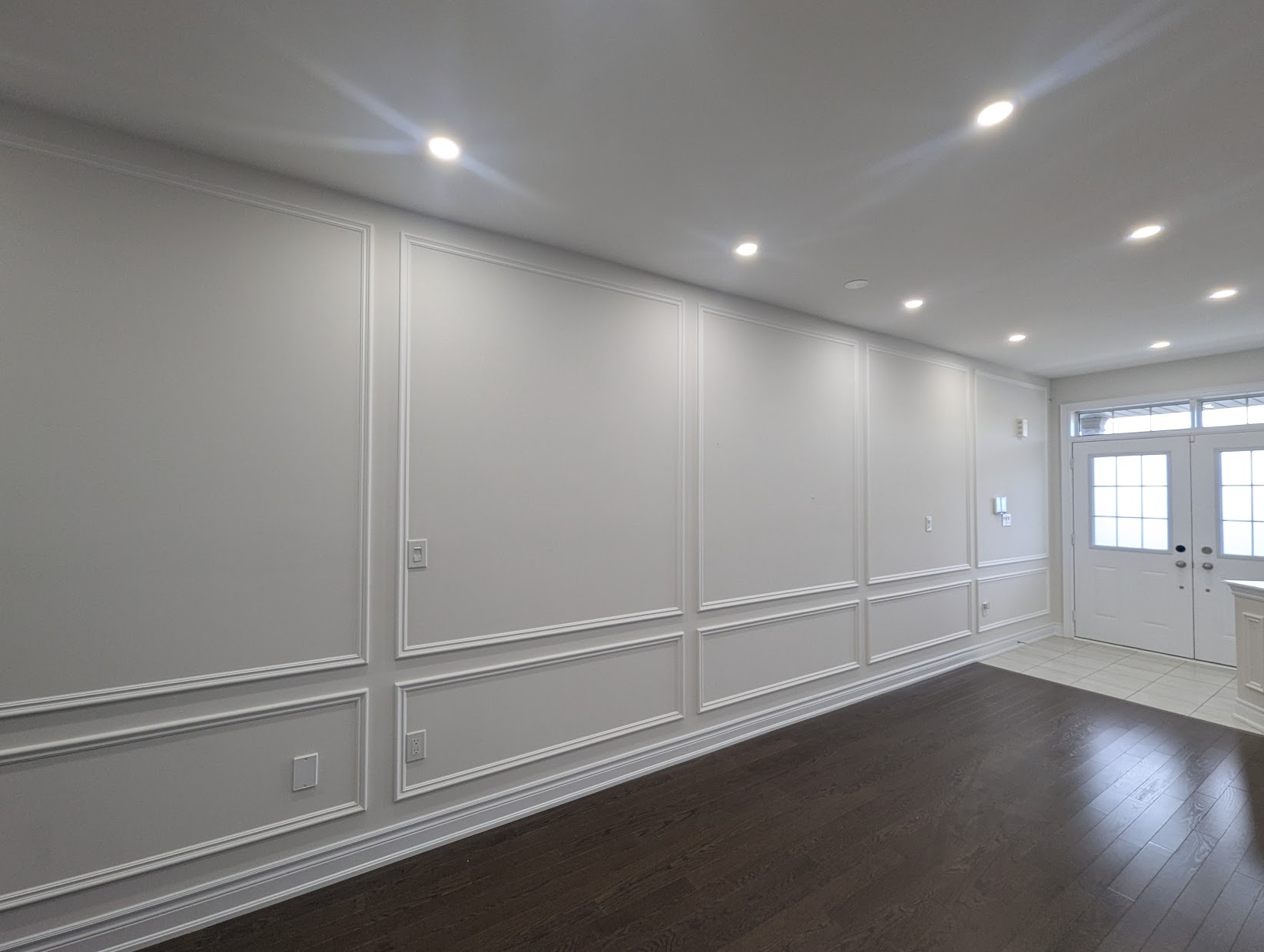Picture frame feature wall Toronto