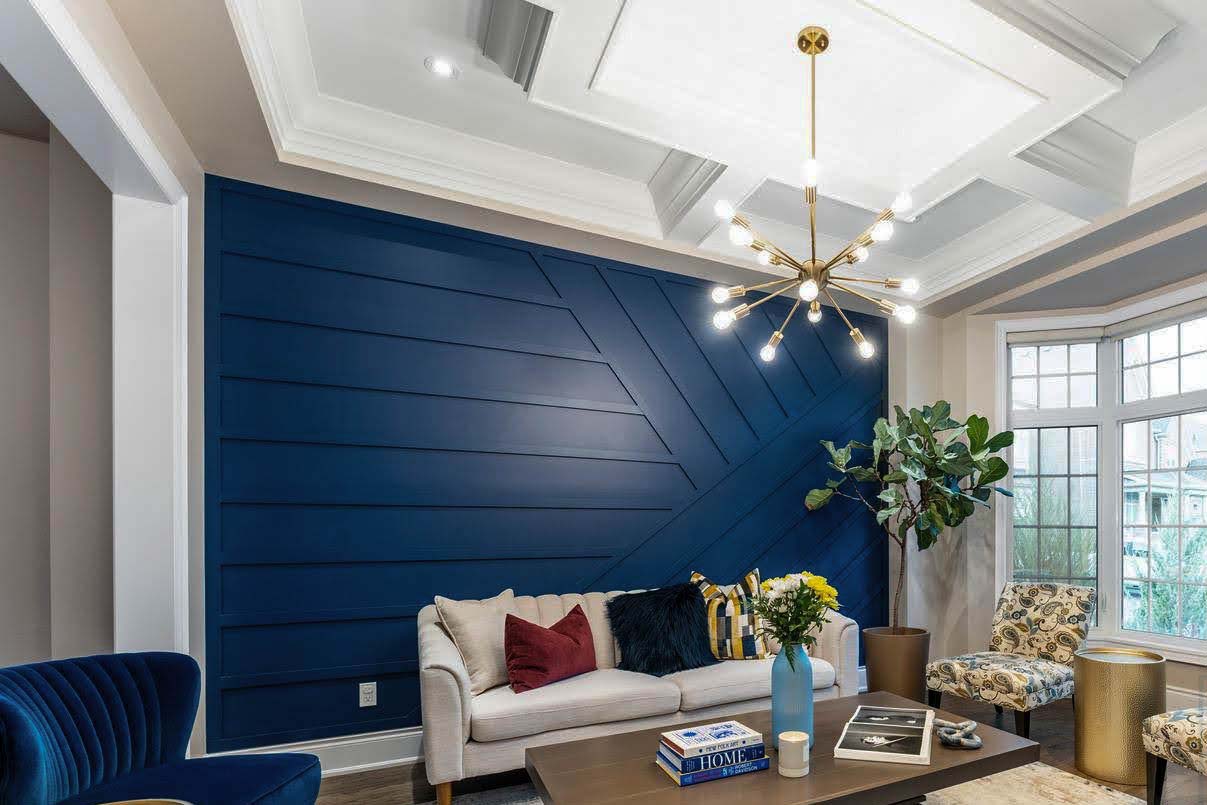 Geometric feature wall Toronto