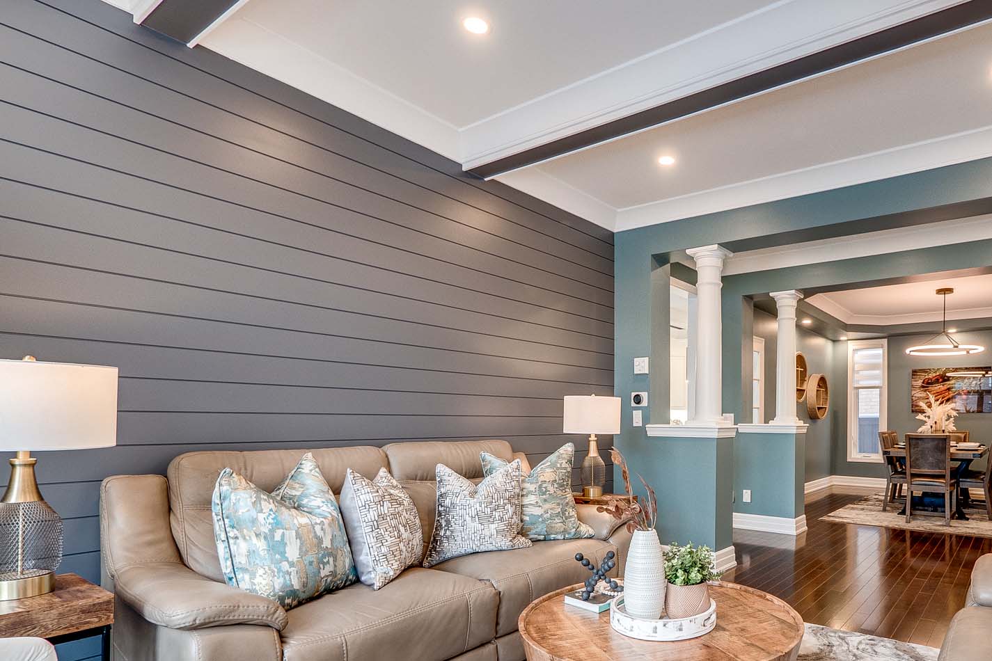 Shiplap feature wall Toronto
