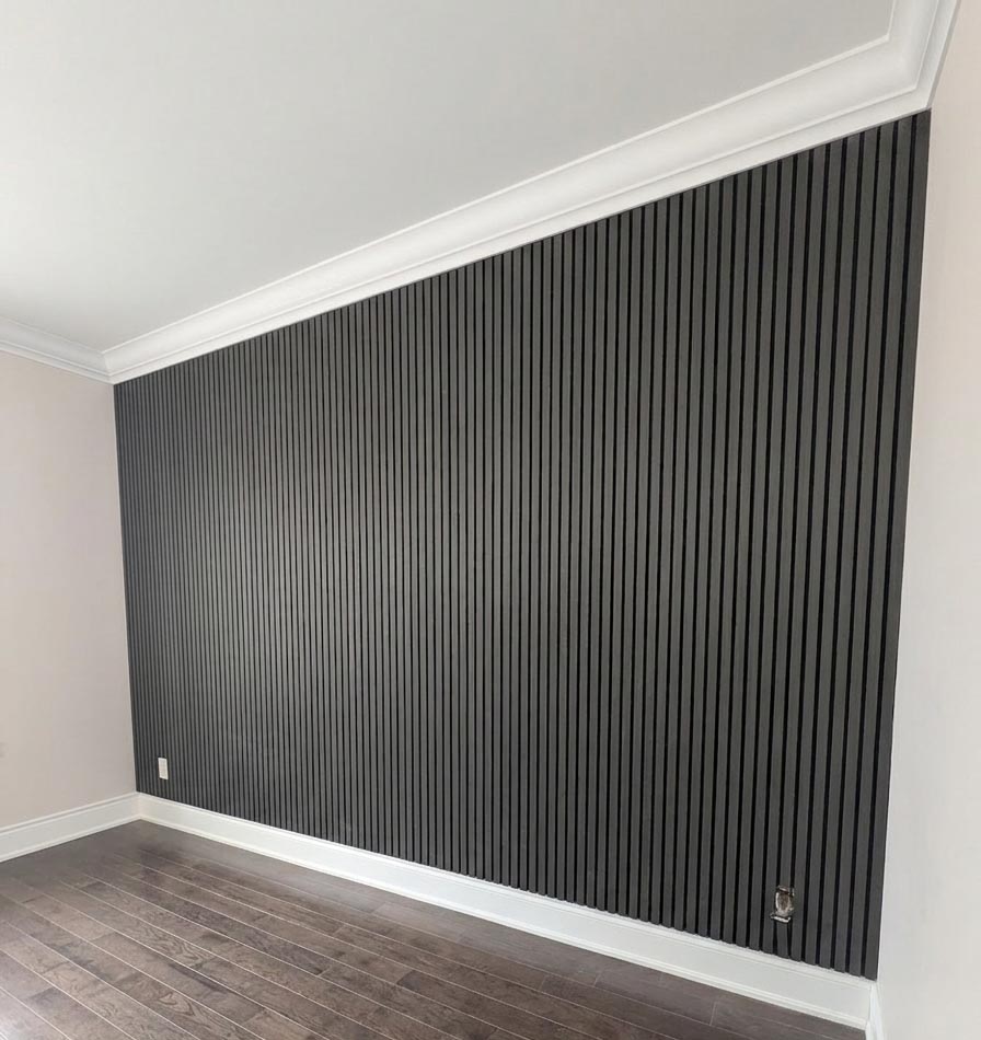 Slat feature wall Toronto