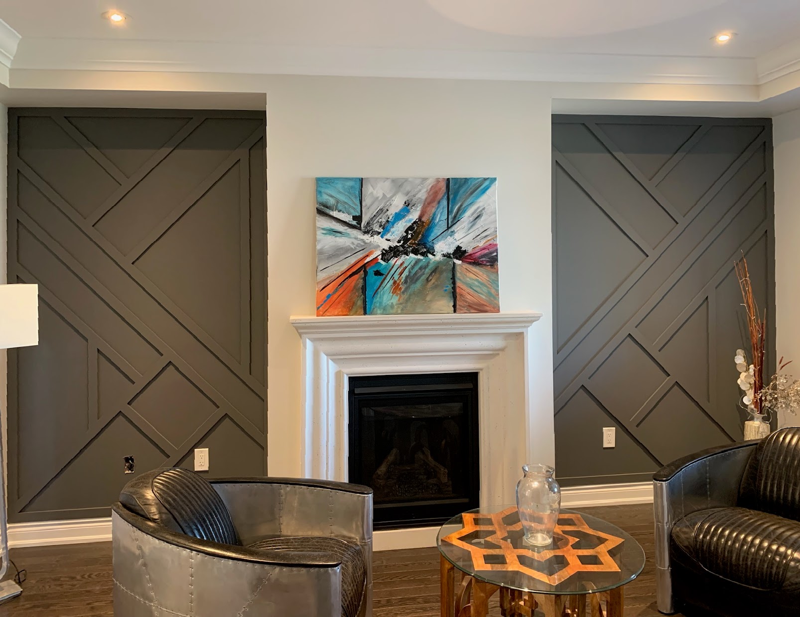 Geometric feature wall Toronto