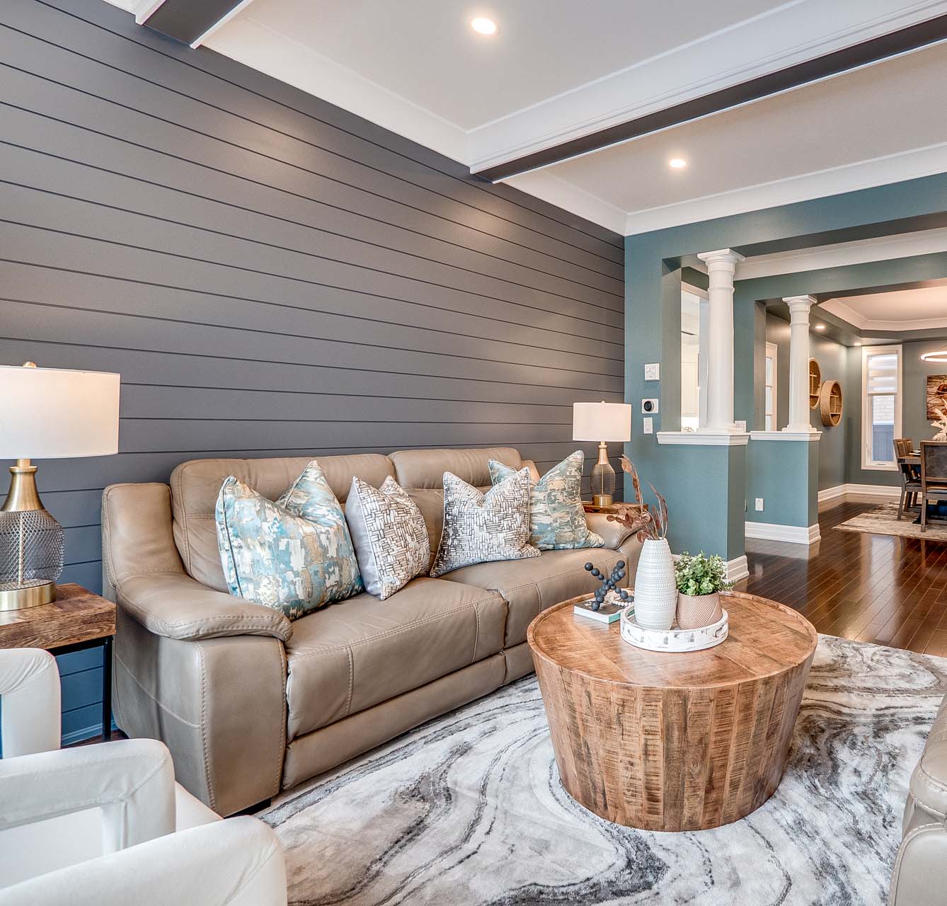 Shiplap feature wall Toronto