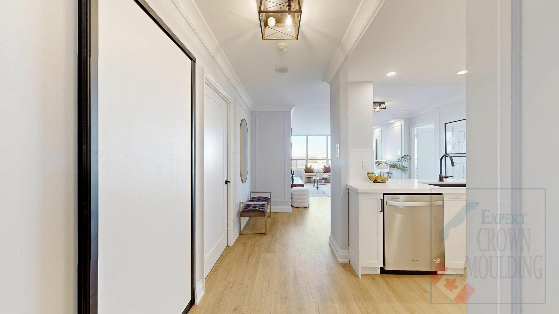 Toronto and GTA condo wainscoting and trim 10