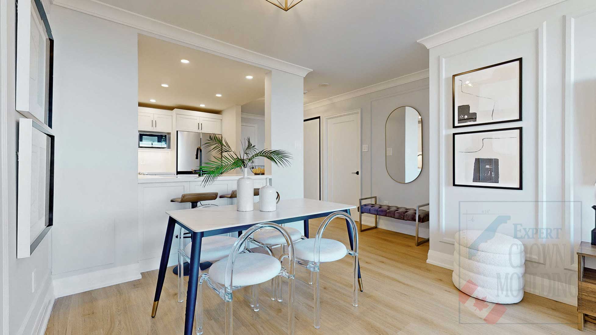 Toronto and GTA condo wainscoting and trim 20