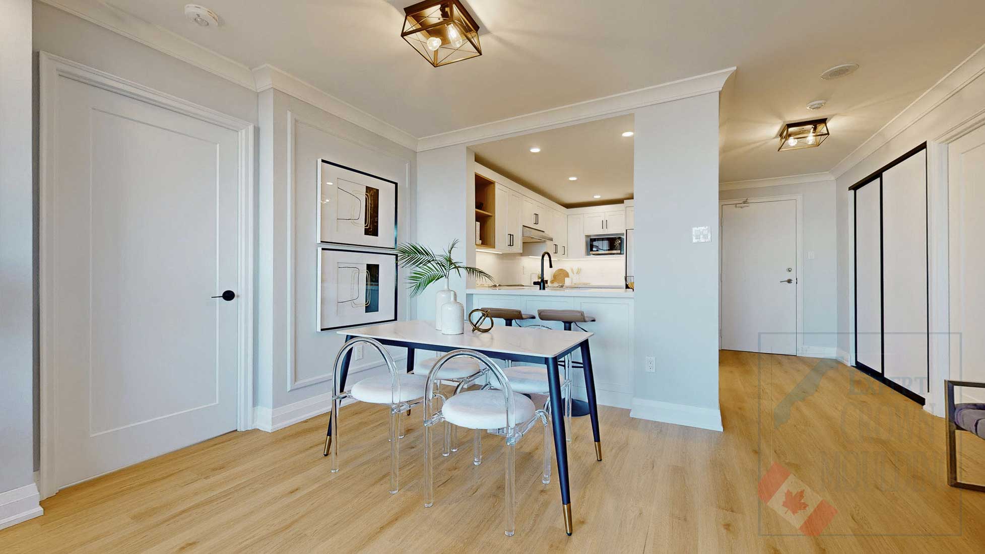 Toronto and GTA condo wainscoting and trim 22