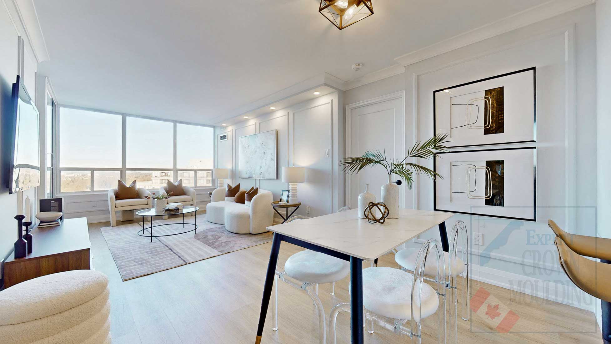 Toronto and GTA condo wainscoting and trim 23