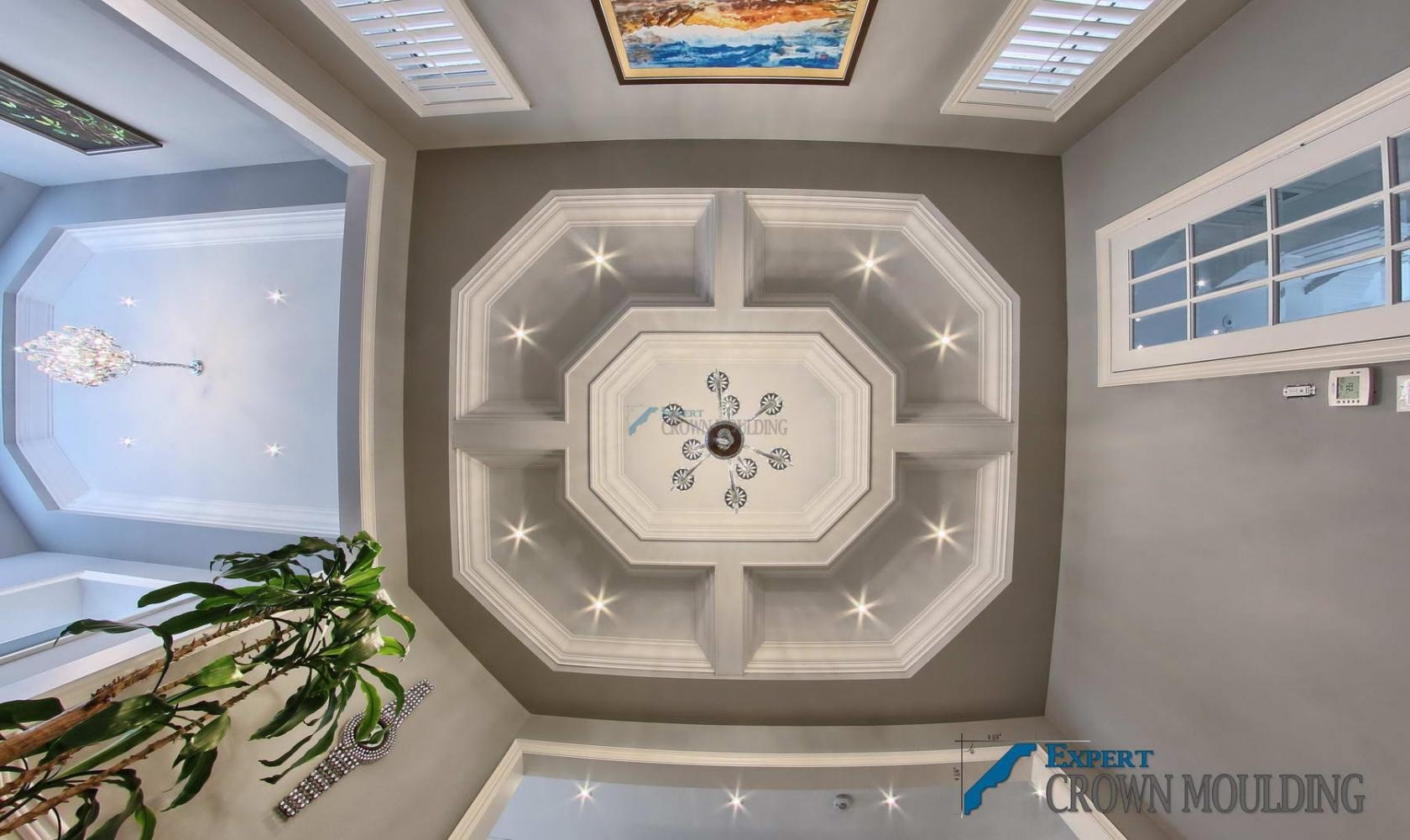 Waffle and coffered ceiling project in Oakville