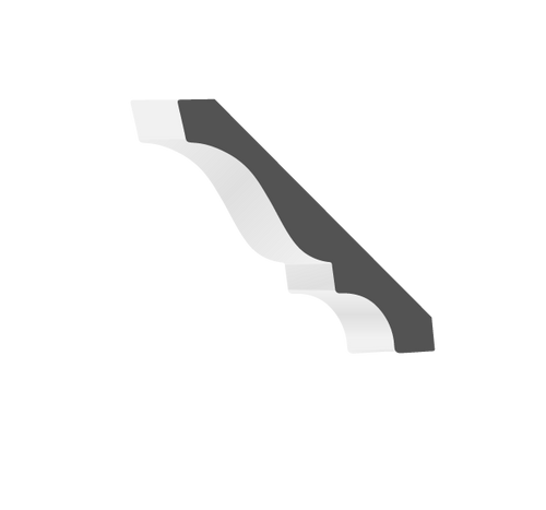 Georgian 4&Prime; crown moulding