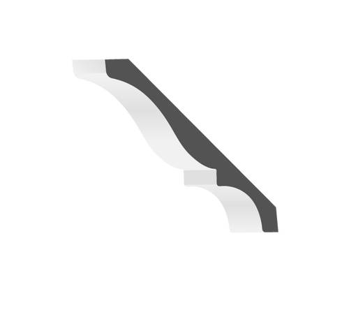 Georgian 5&Prime; crown moulding