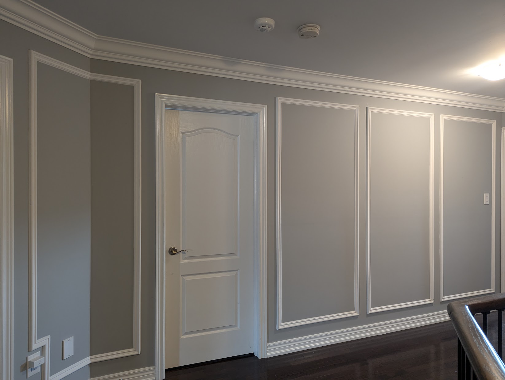 Wainscoting installed by Expert Crown Moulding in a GTA home