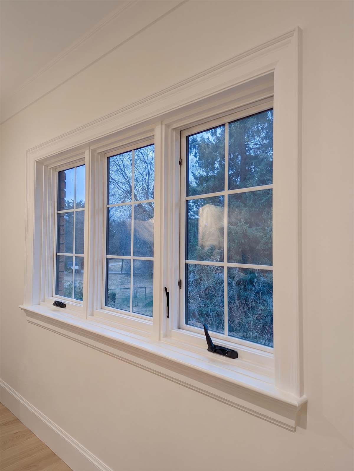 Window trim with sill and apron detail — Markham finish carpentry