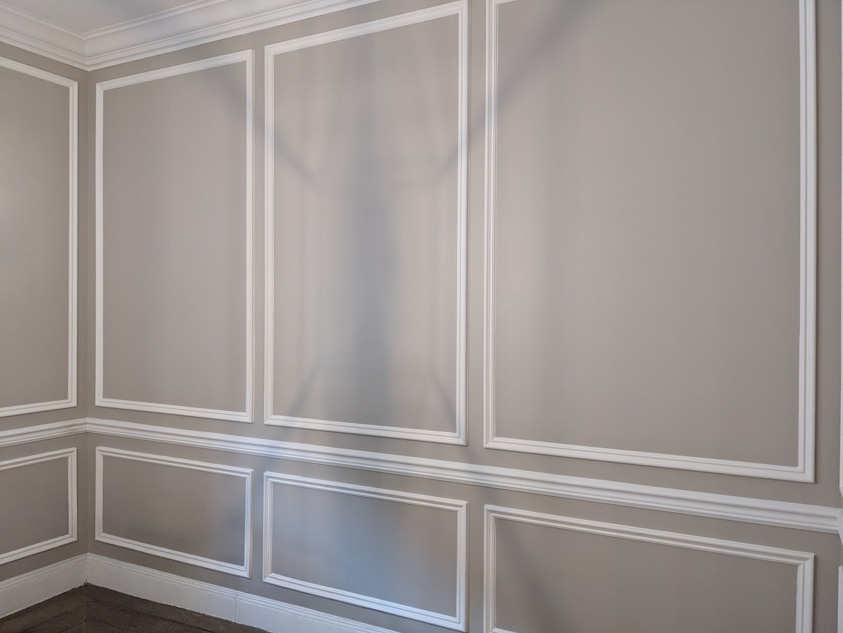 Full wall picture frame wainscoting Toronto