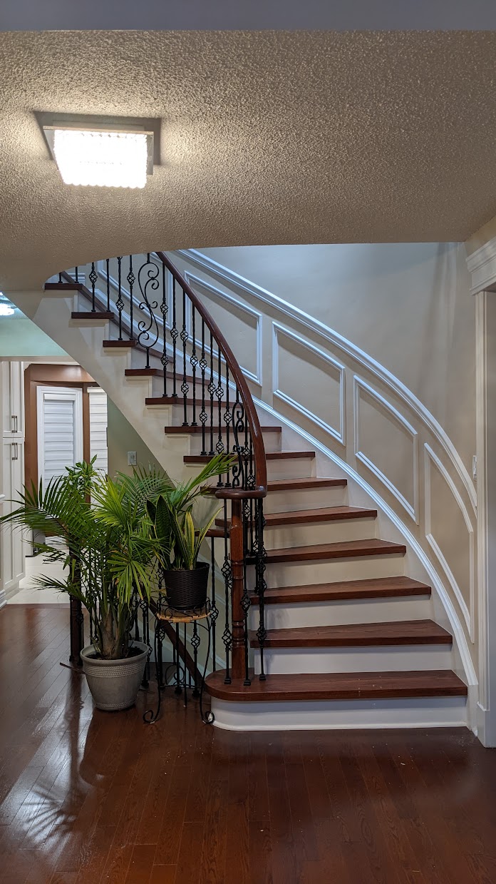 Staircase wainscoting Toronto