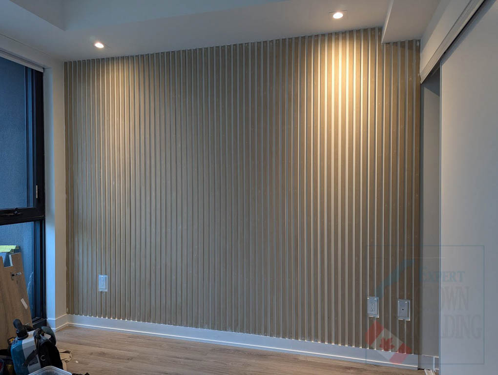 MDF slat wall bedroom Toronto 