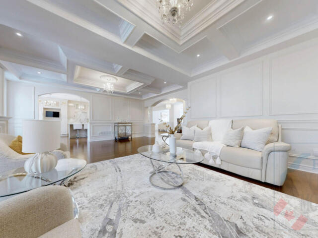 Beautiful Custom Waffle Ceiling & Wainscoting Markham