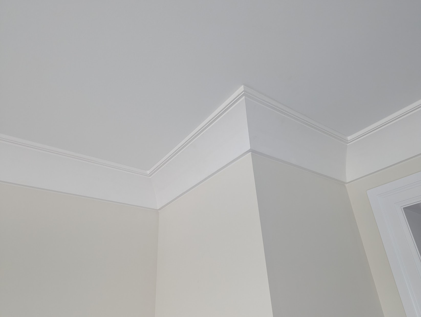 Crown Moulding Hallway Installation