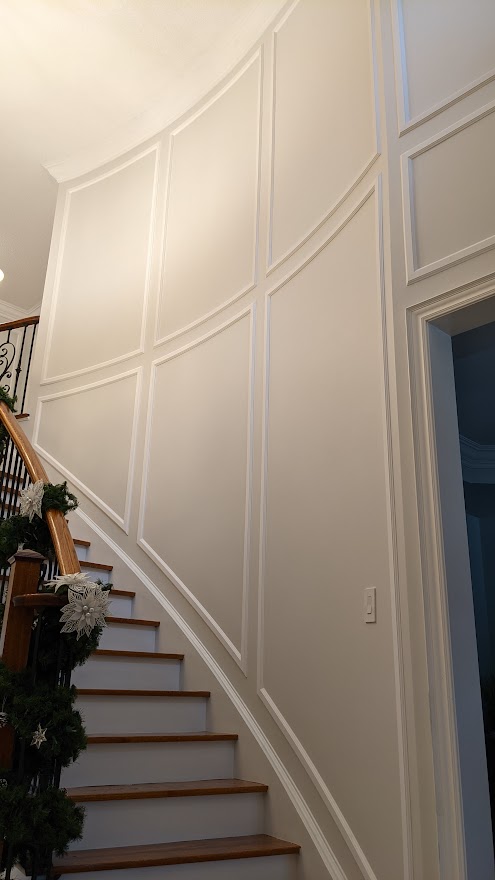 wainscoting staircase wainscoting along corridor