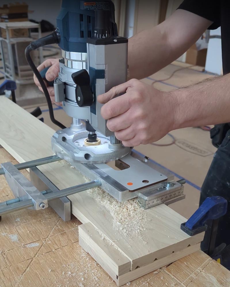 Custom frame and hinge/lock machining